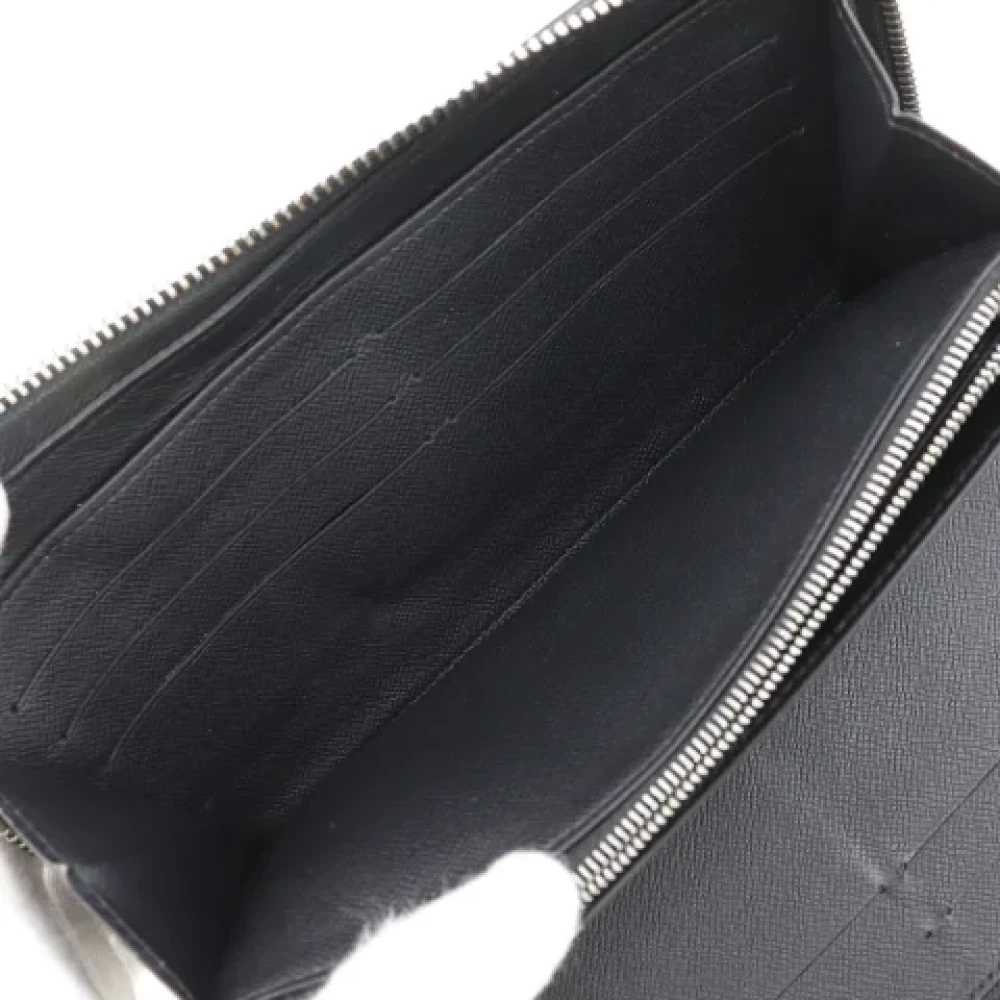 Louis Vuitton Vintage Pre-owned Leather wallets Black Heren