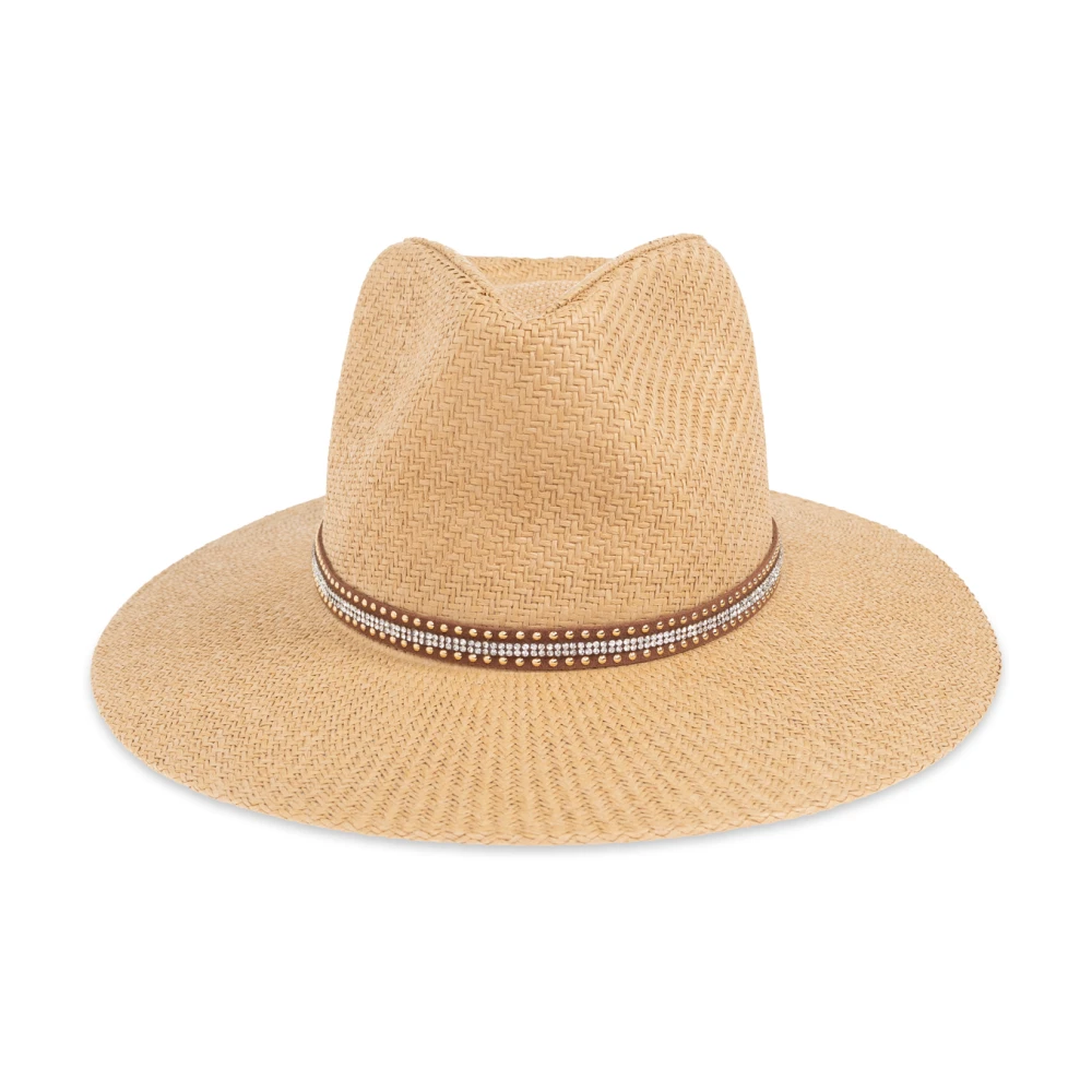 Melissa Odabash Hoed met glinsterende applicaties Beige Dames