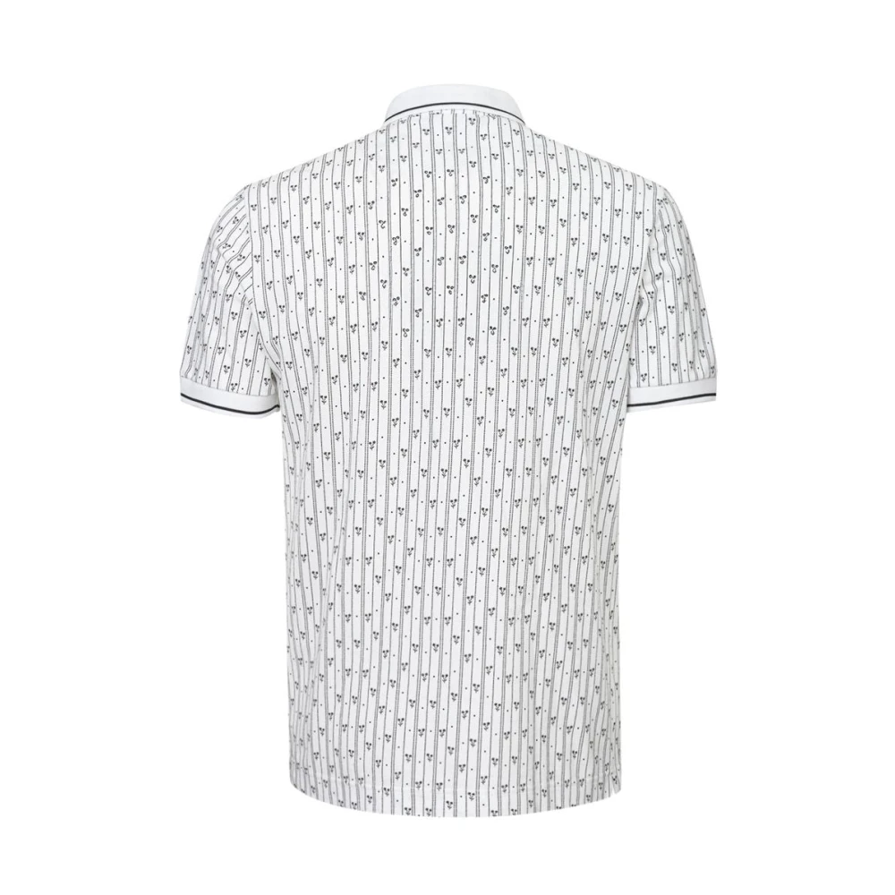 Dolce & Gabbana Wit Katoenen Poloshirt White Heren