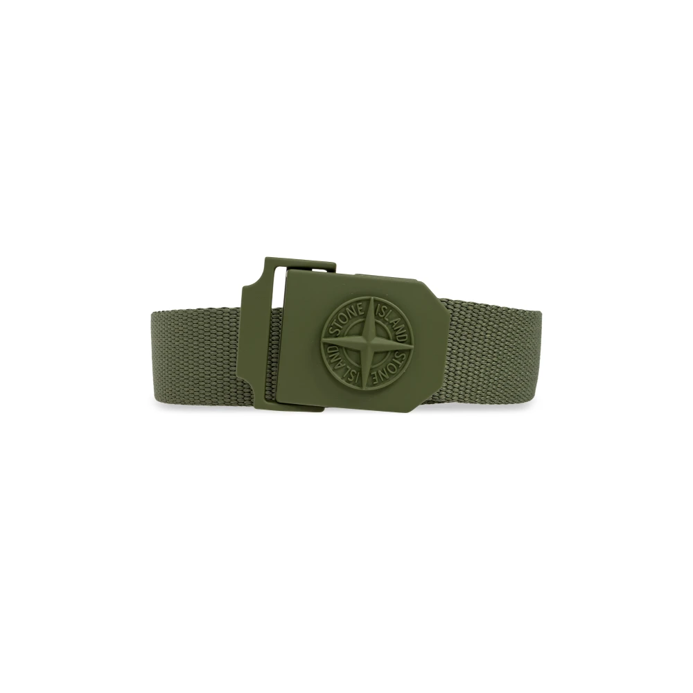 Stone Island Riem met logo Green Heren
