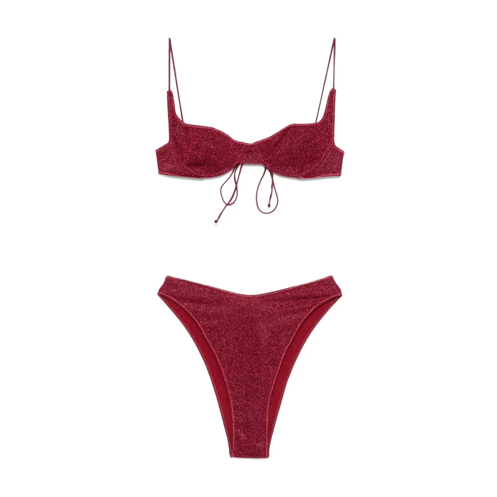 Oseree - Swimwear > Bikinis - Red - Oseree - Modalova