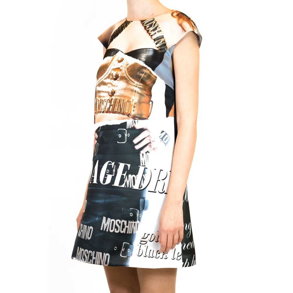Moschino Multicolor Elegante Jurk voor Vrouwen Multicolor Dames