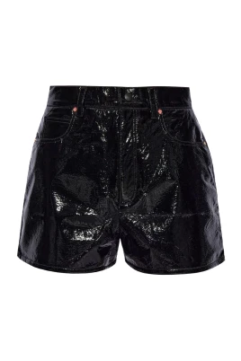 Fejk Läder Shorts