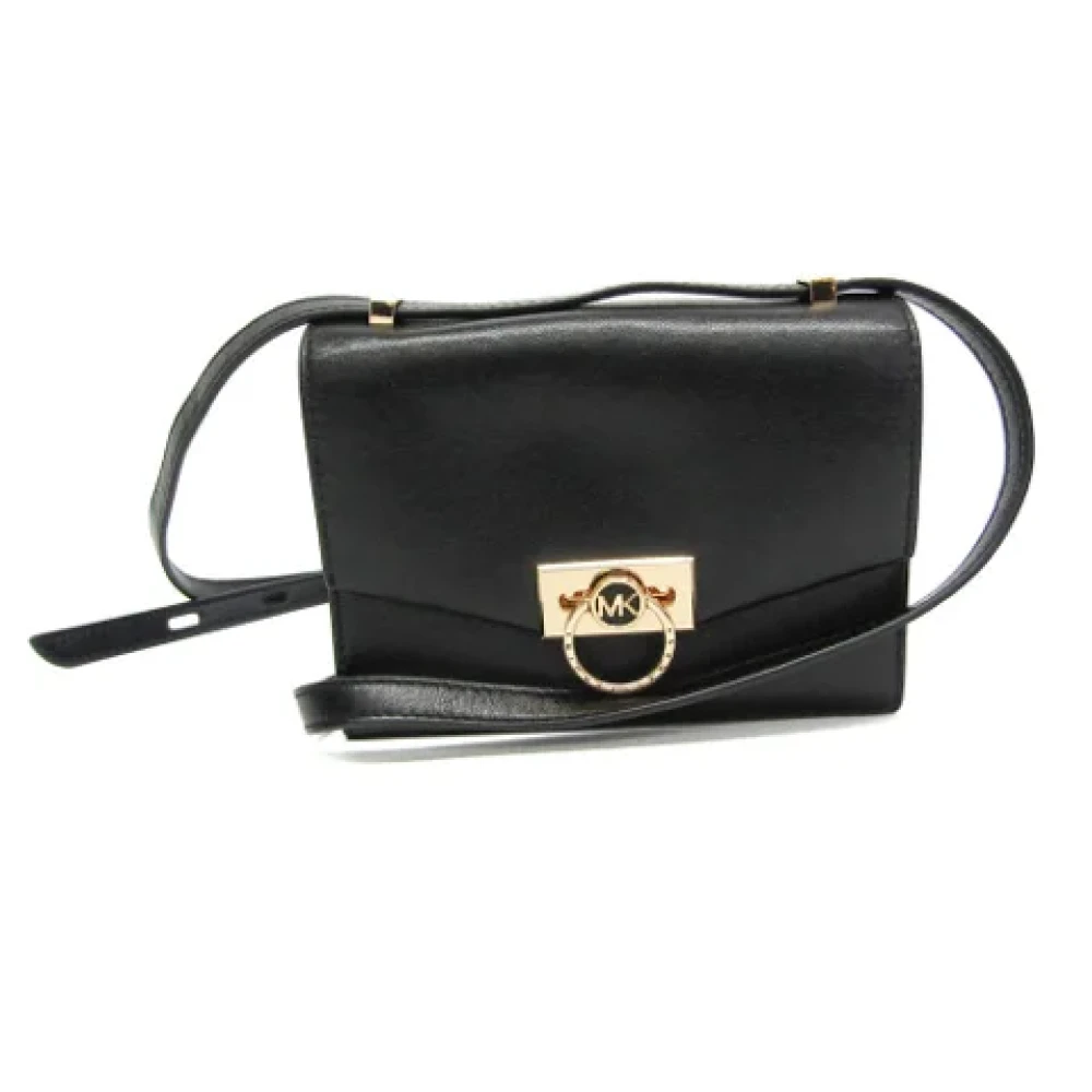Michael Kors Pre-owned Canvas shoulder-bags Black Dames
