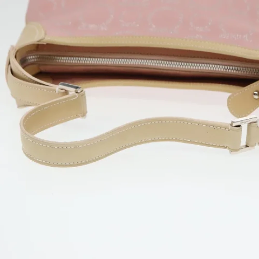 Salvatore Ferragamo Pre-owned Leather shoulder-bags Pink Dames