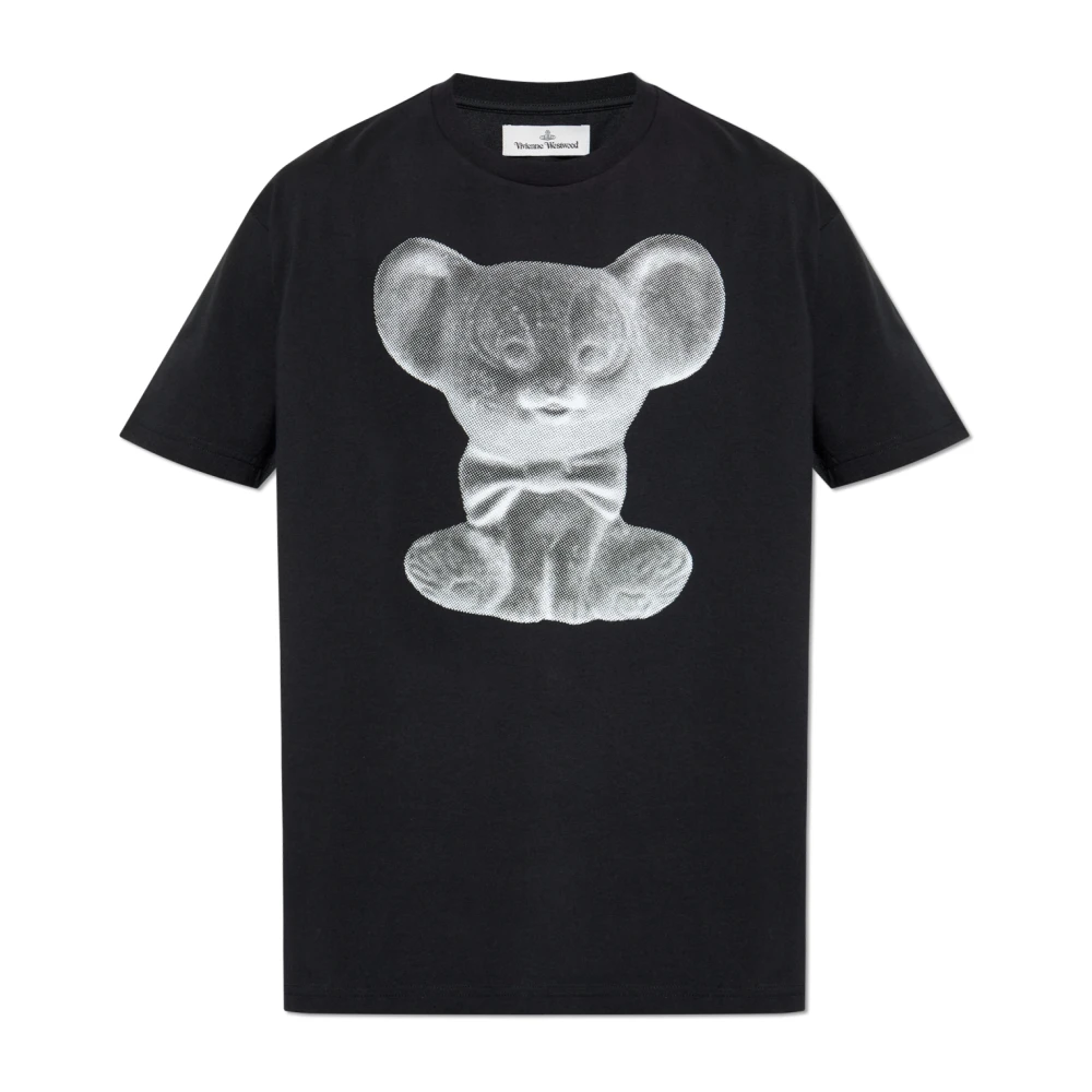 Vivienne Westwood T-shirt met logo Black Heren