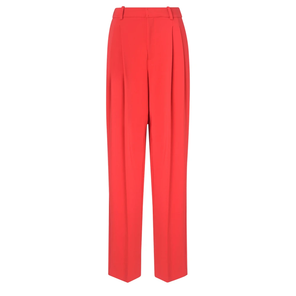 Elisabetta Franchi Rode Passie Broek Red Dames