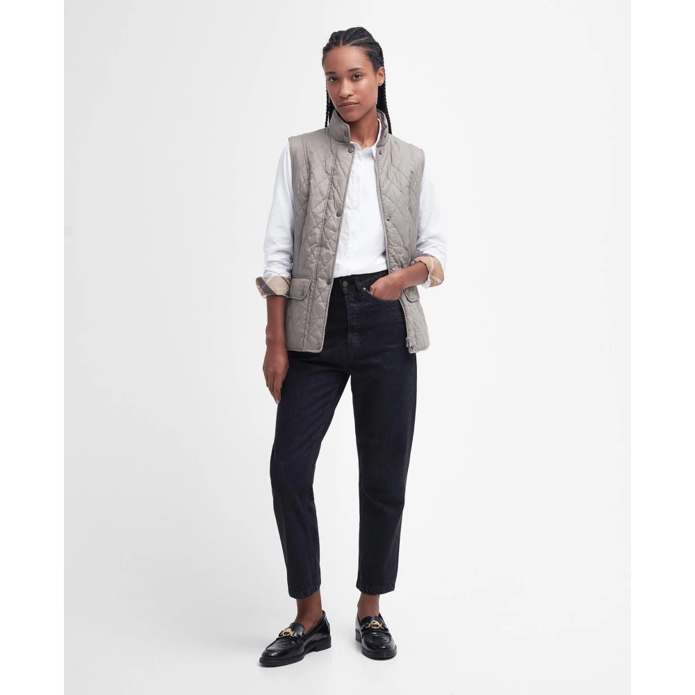 Barbour Elegante Oxford Katoenen Overhemd met Vrouwelijke Details White Dames