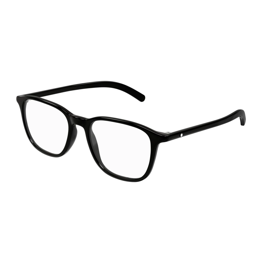 Montblanc Men's Black Glasses, 52 Mm, Optical Frame