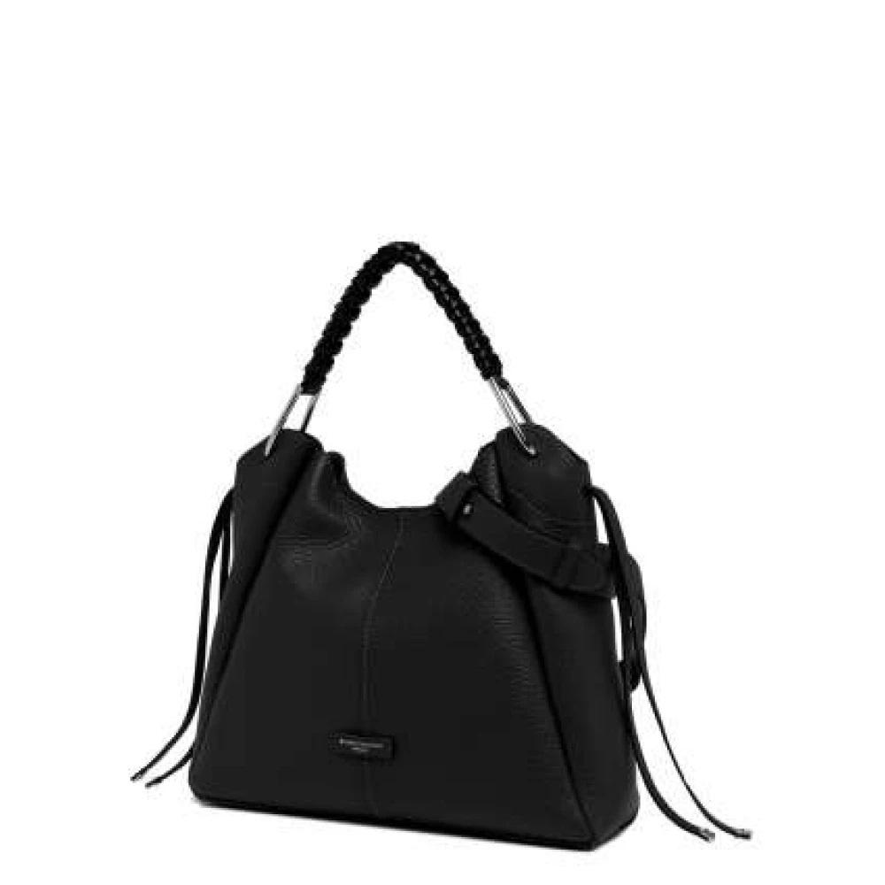 Gianni Chiarini Sportieve leren crossbodytas Black Dames