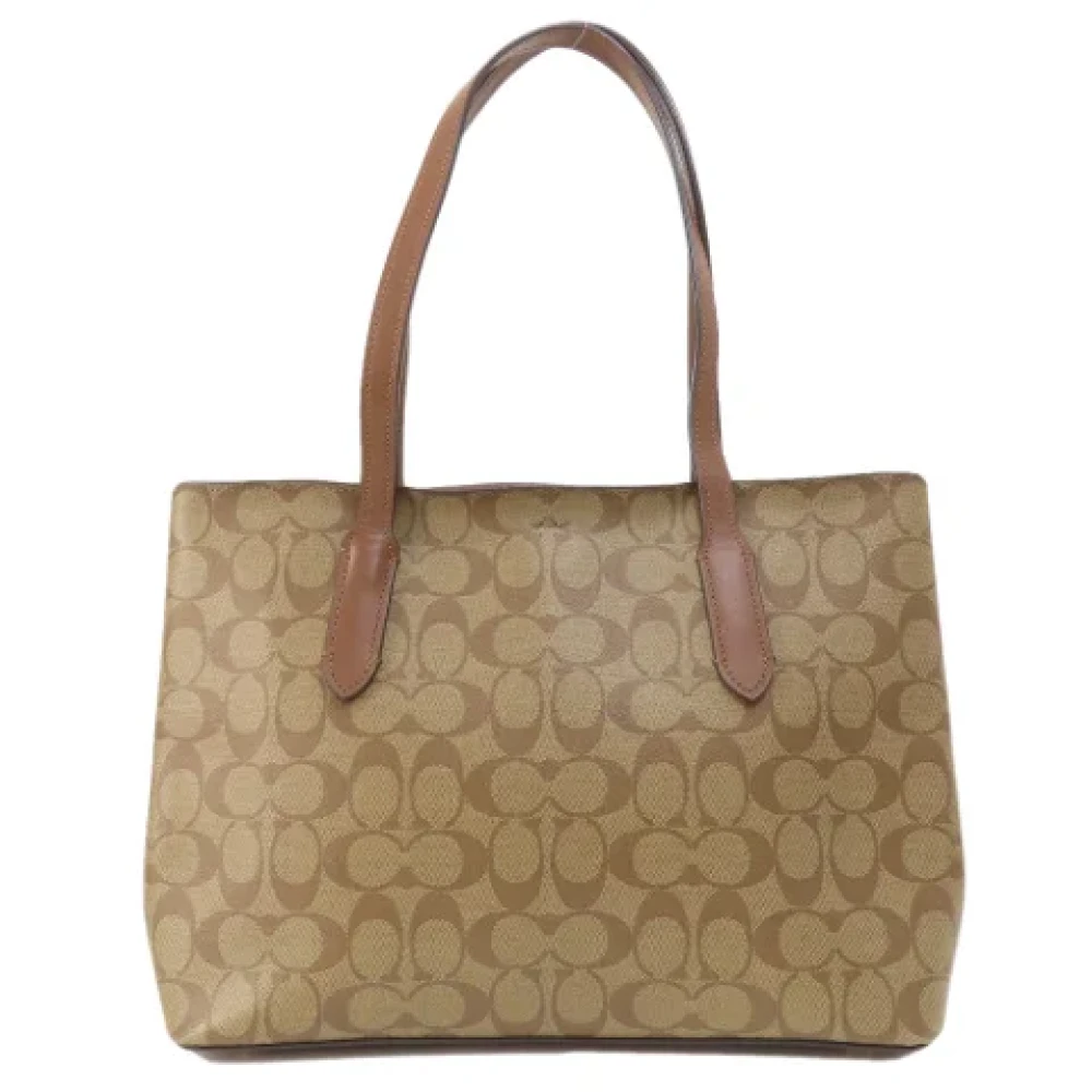 Coach Pre-owned Plastic totes Brown Dames
