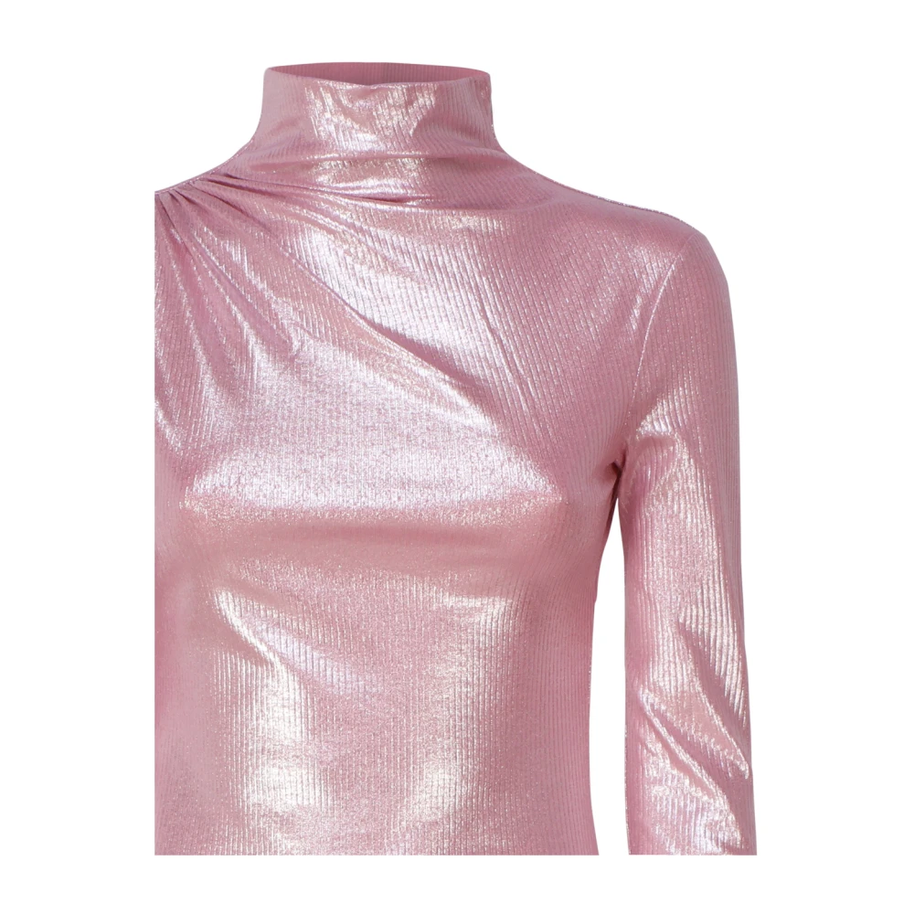 Andamane Roze Katoenen Jurken Pink Dames