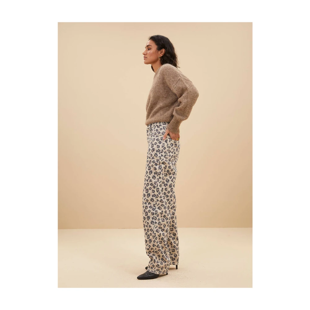 By-Bar Cheetah Print Broek Brown Dames
