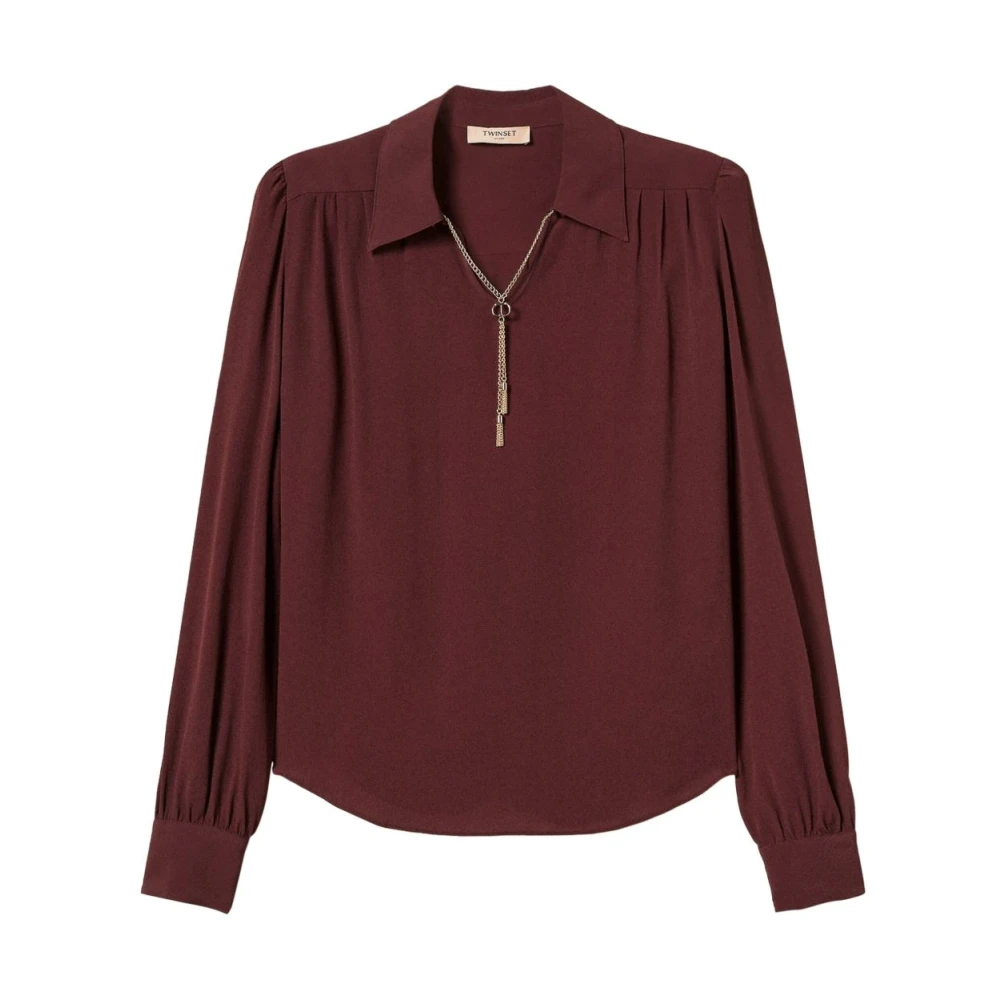 Twinset Women's Purple Blouses, S, Jumper Set