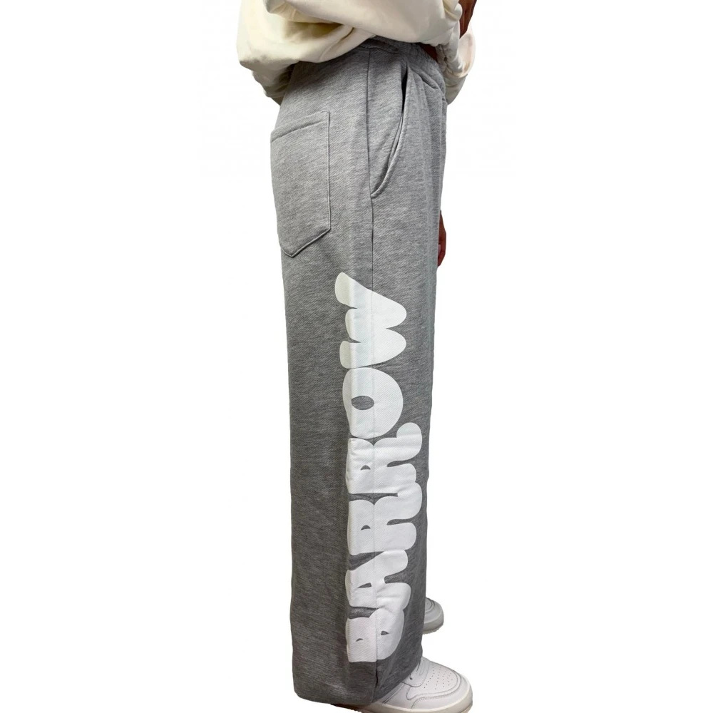 Barrow Hoge taille grijze katoenen broek Gray Dames