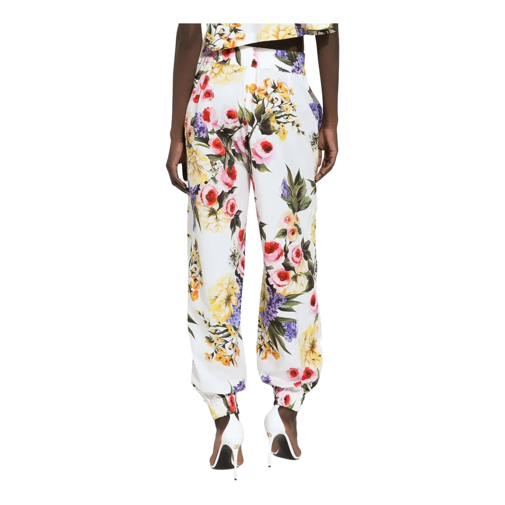 Dolce & Gabbana Bloemenprint broek Multicolor Dames