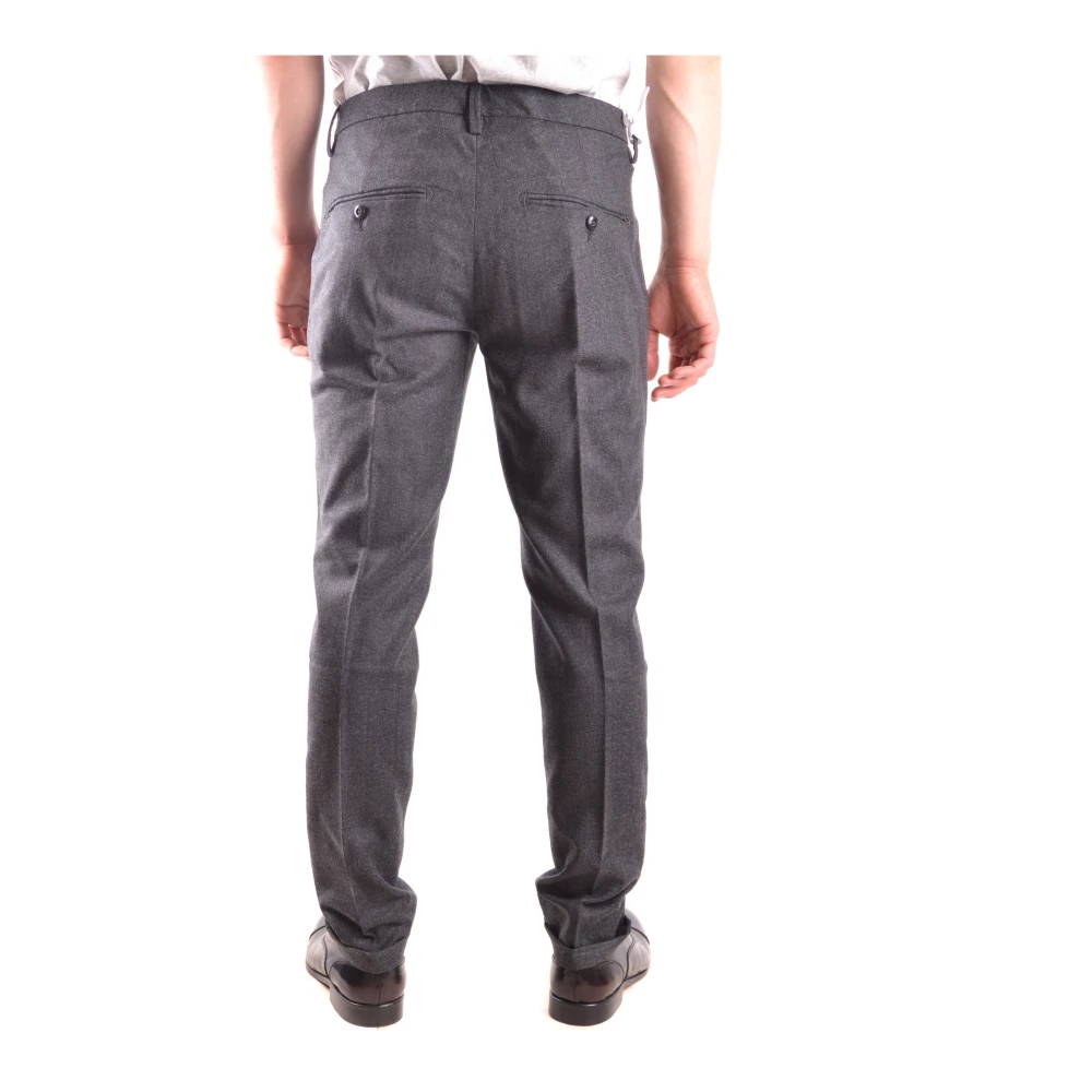 Dondup Grijze Gemarmerde Zakelijke Broek Gray Heren