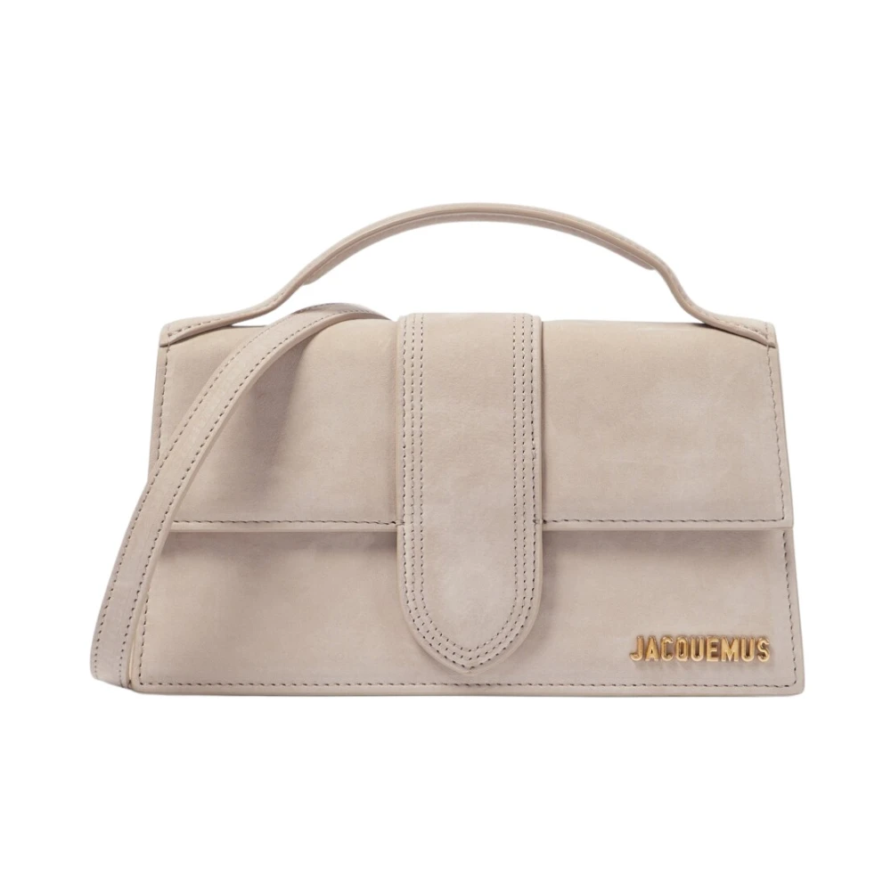 Jacquemus Schoudertas Le Grand Bambino Beige Dames