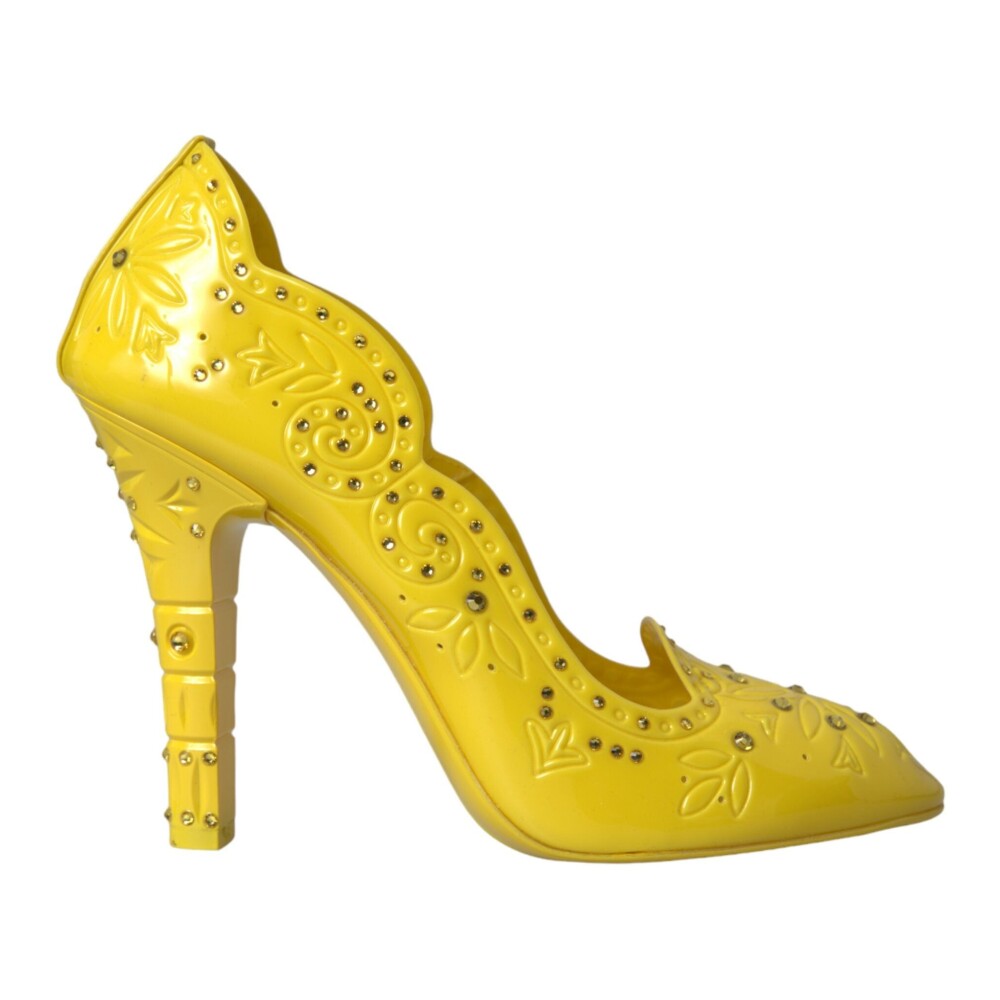 Chaussure jaune a talon best sale