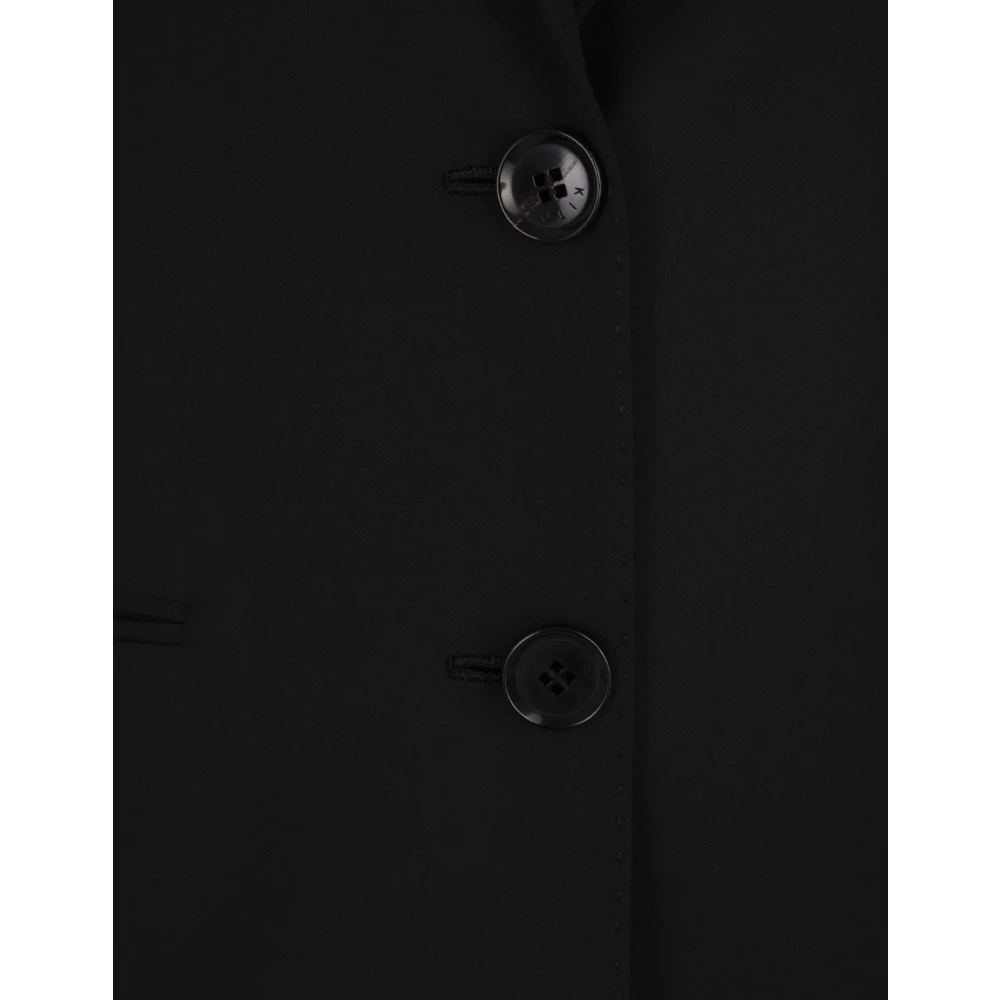 Kiton Zwarte Wollen Trui Black Dames