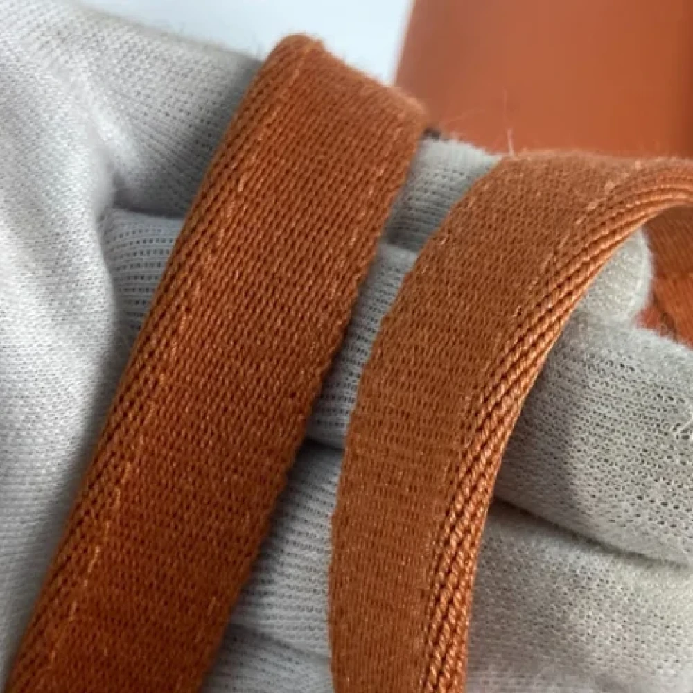 Hermès Vintage Pre-owned Fabric handbags Orange Dames