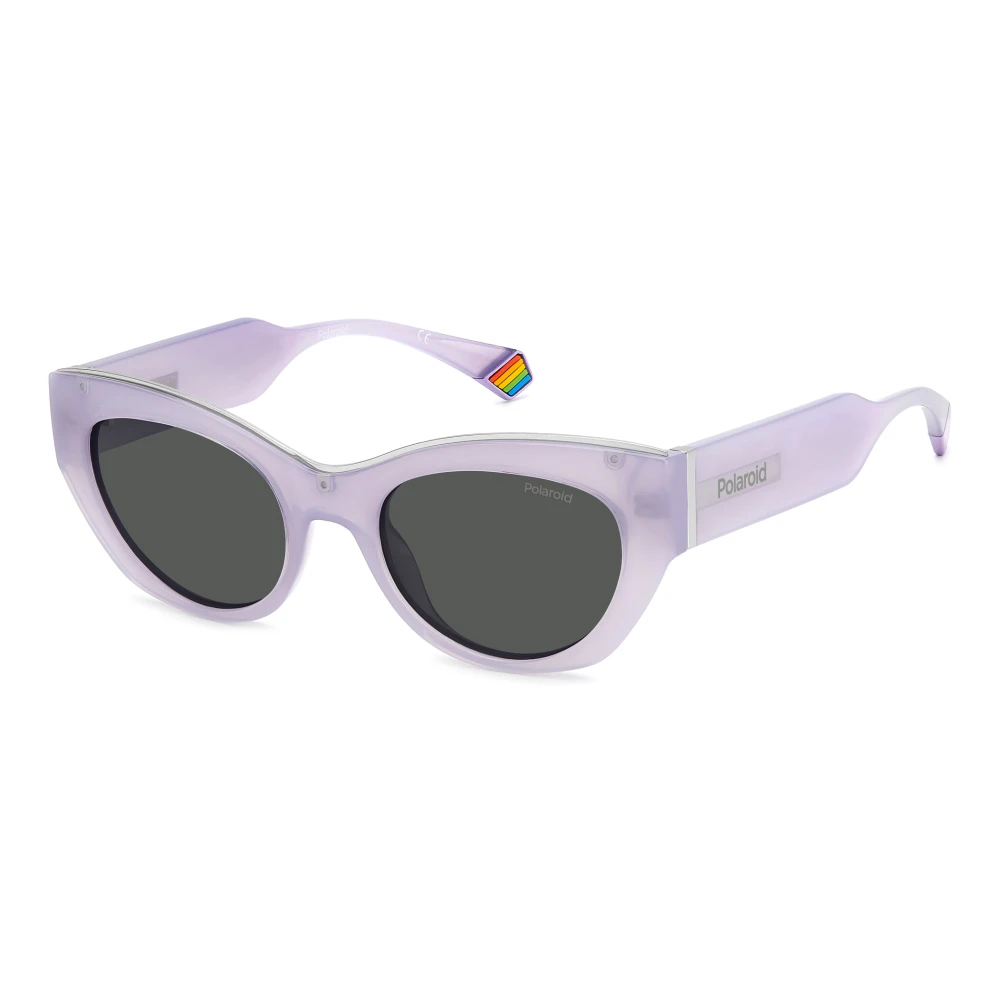 Polaroid Women's Purple Sunglasses, 50 Mm, Lilac/Dark Grey Sungles