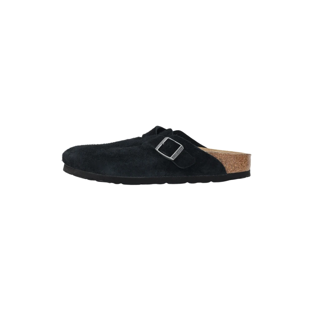 Birkenstock Svarta Sandaler Boston Stil Black, Herr