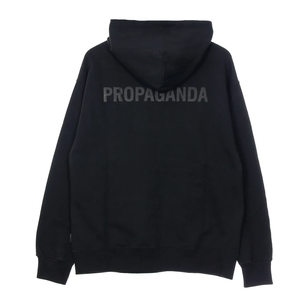 Propaganda Lichte hoodie met logo Black Heren