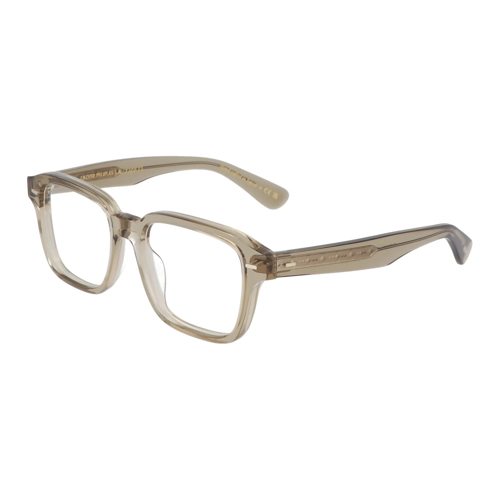 Oliver Peoples Klassieke vierkante montuur bril Beige Unisex