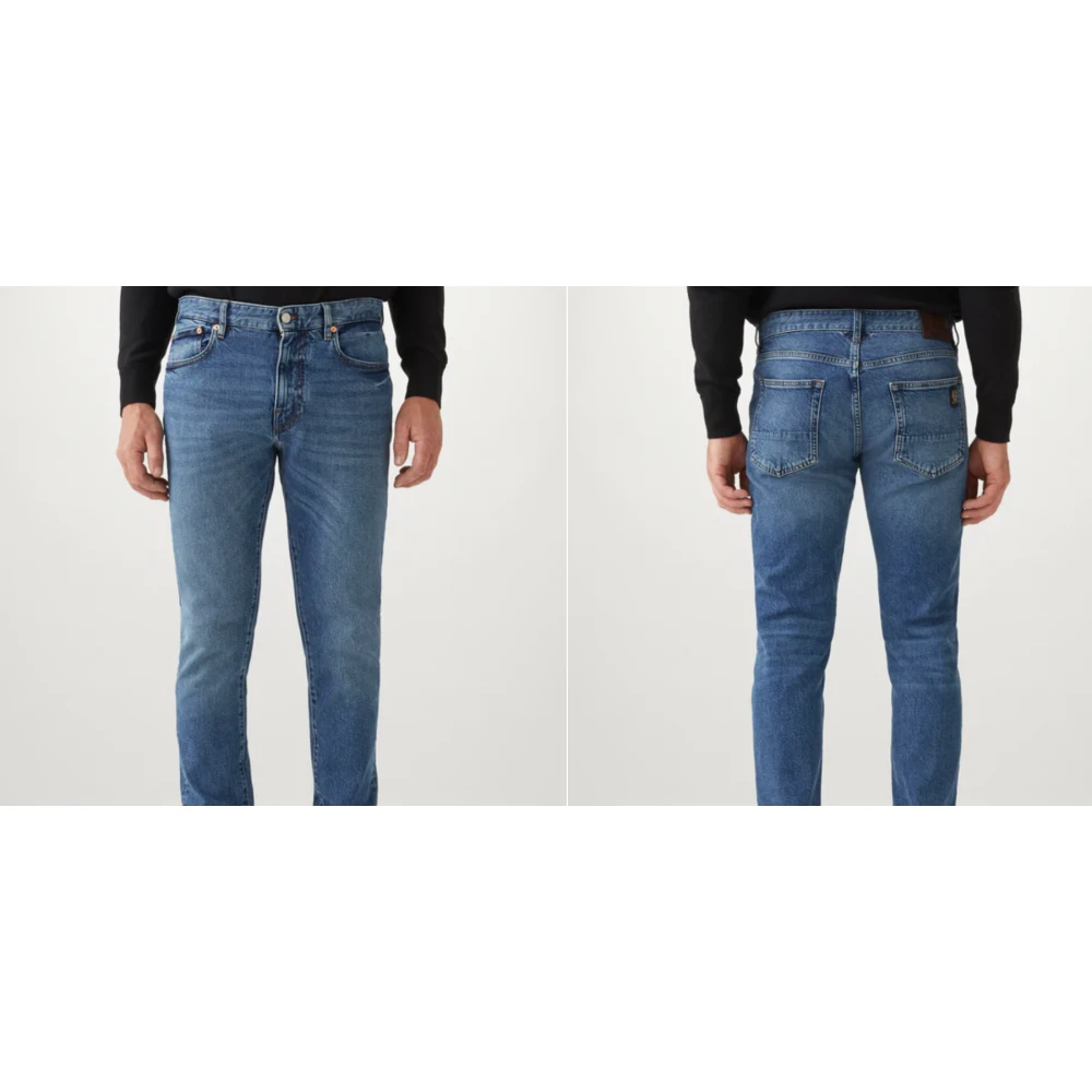 Belstaff Vintage Tapered Jeans Blue Heren