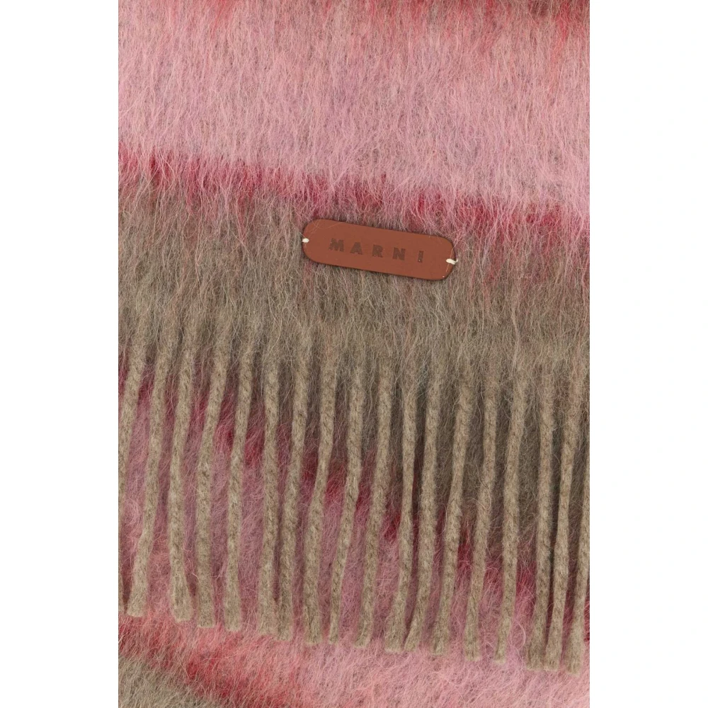 Marni Multicolor wollen sjaal Multicolor Dames