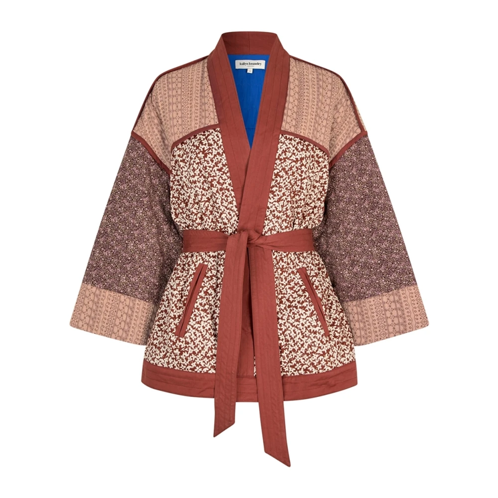 Lollys Laundry Women's Multicolor Kimonos, Xs, Flower Print Kimono Jacket