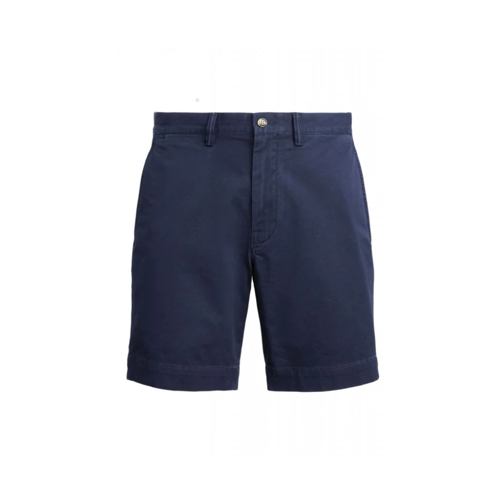 Ralph Lauren Uomo Blu Straight Fit Stretch Chino Shorts