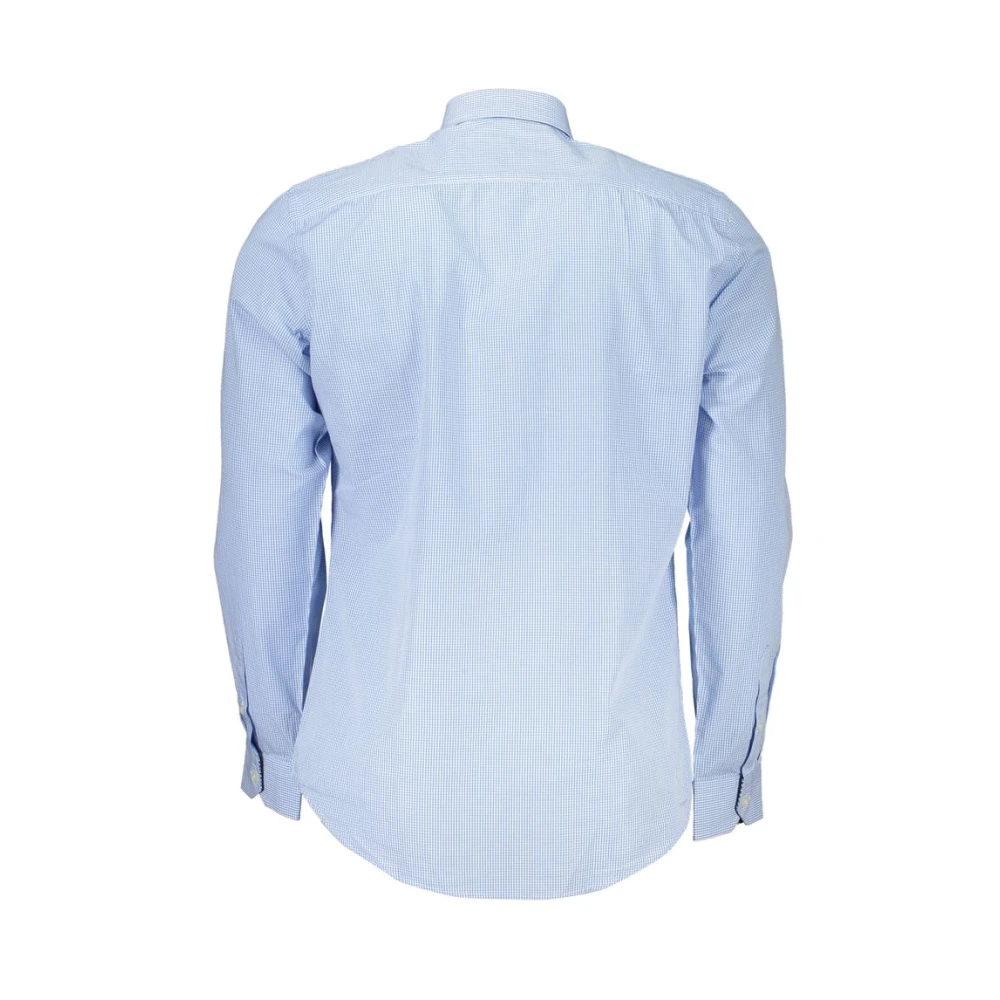 Harmont & Blaine Elegant lichtblauw overhemd met smalle pasvorm Blue Heren