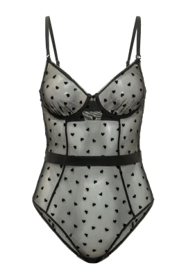 Tulle Heart Bodysuit