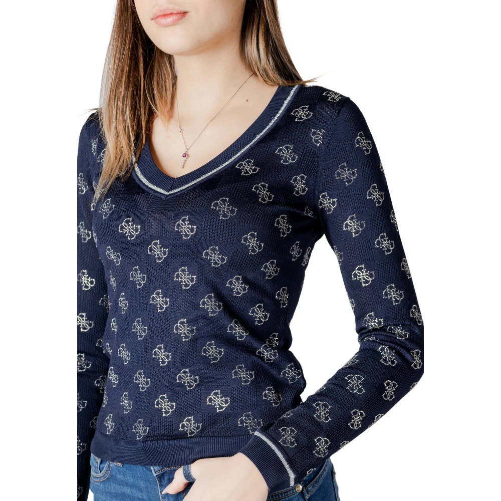 Guess Elegante veelzijdige dames trui Blue Dames