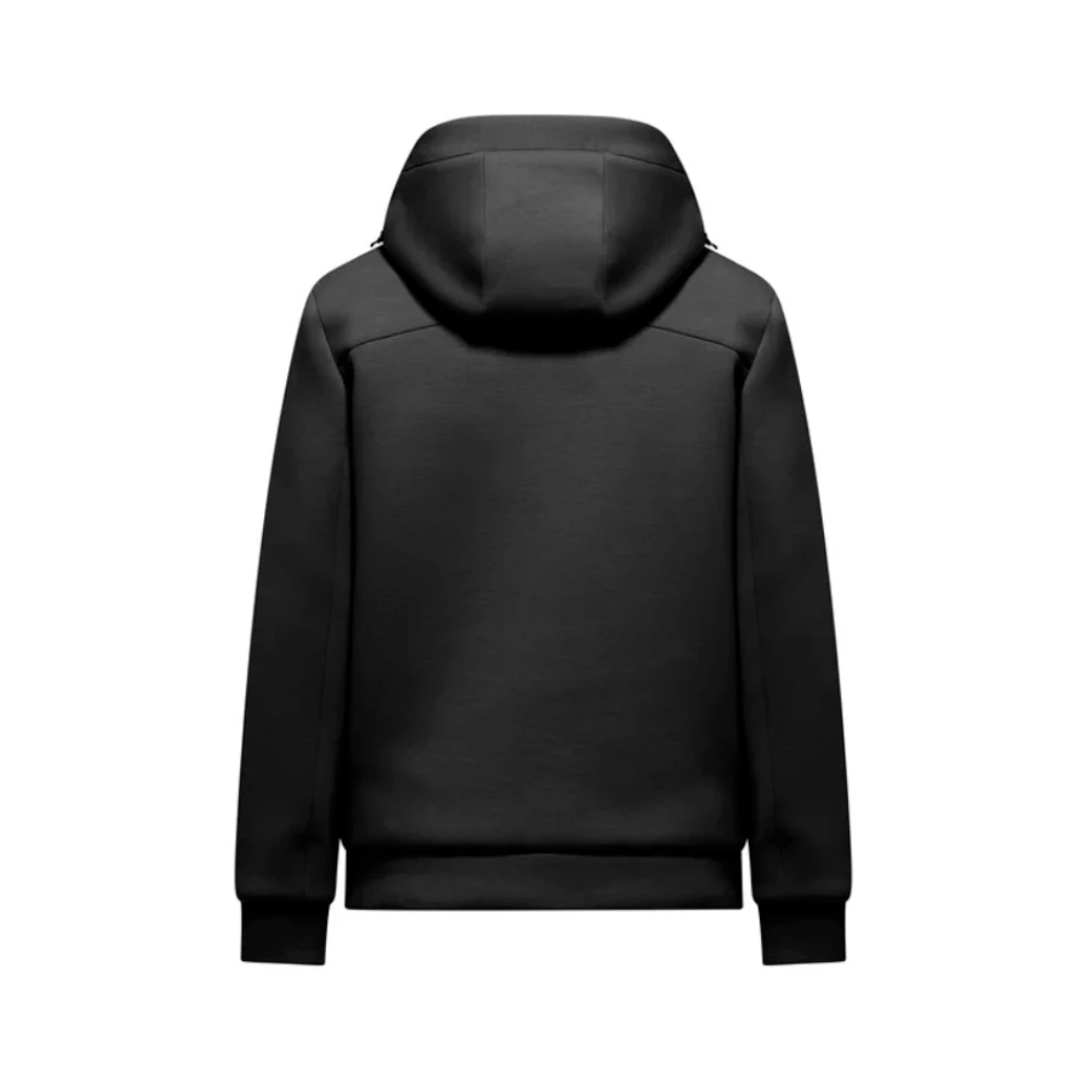 Invicta Zwarte Neopreen Winddichte Ademende Jas Black Heren