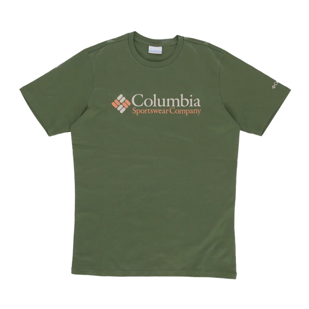 Columbia Valley Graphic Tee Pesto Heren T-shirt Green Heren
