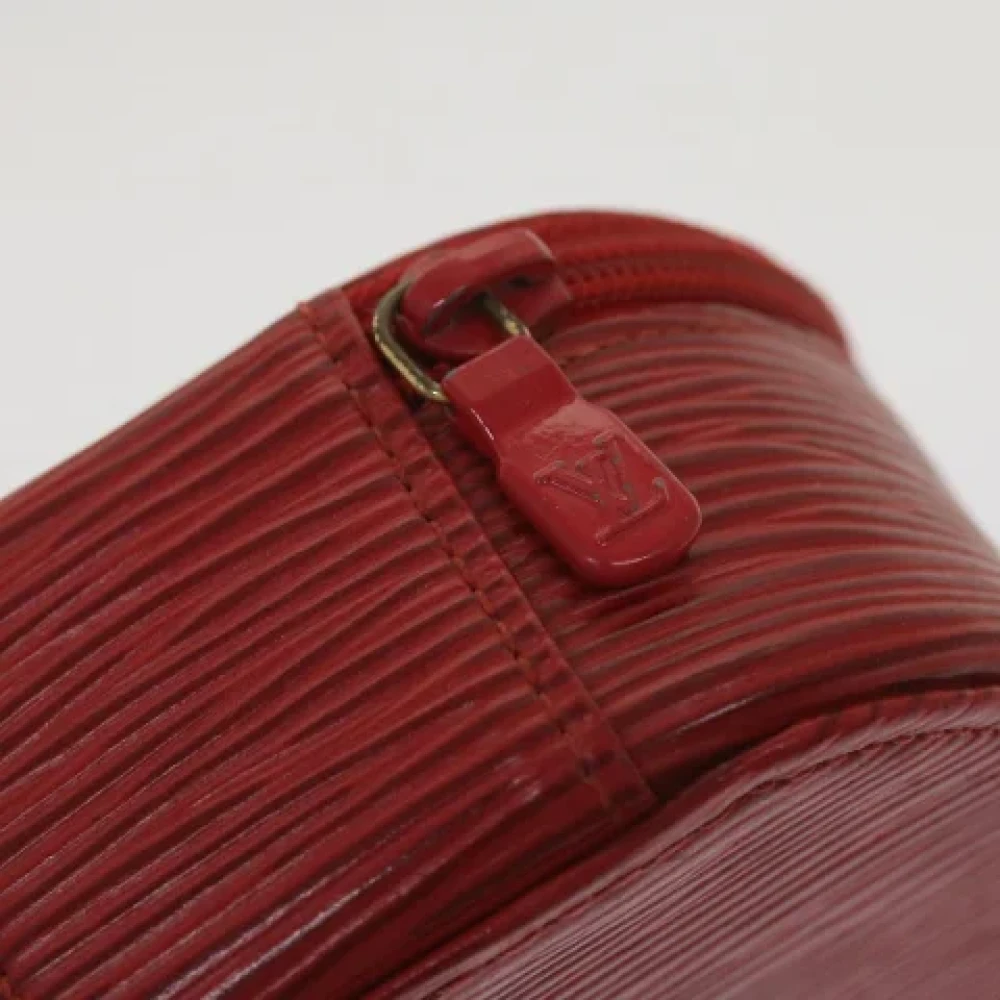 Louis Vuitton Vintage Pre-owned Leather pouches Red Dames