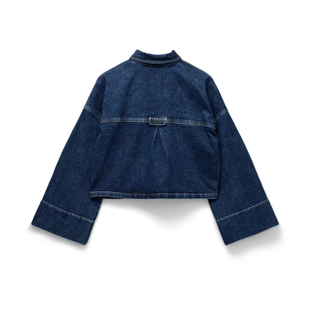 Blanche Wayne Denim Jack Blue Dames