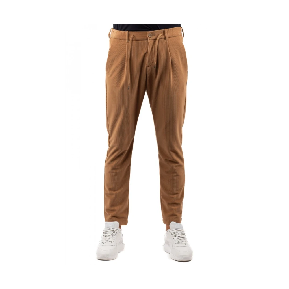 Herno Slim-fit Broek Brown Heren