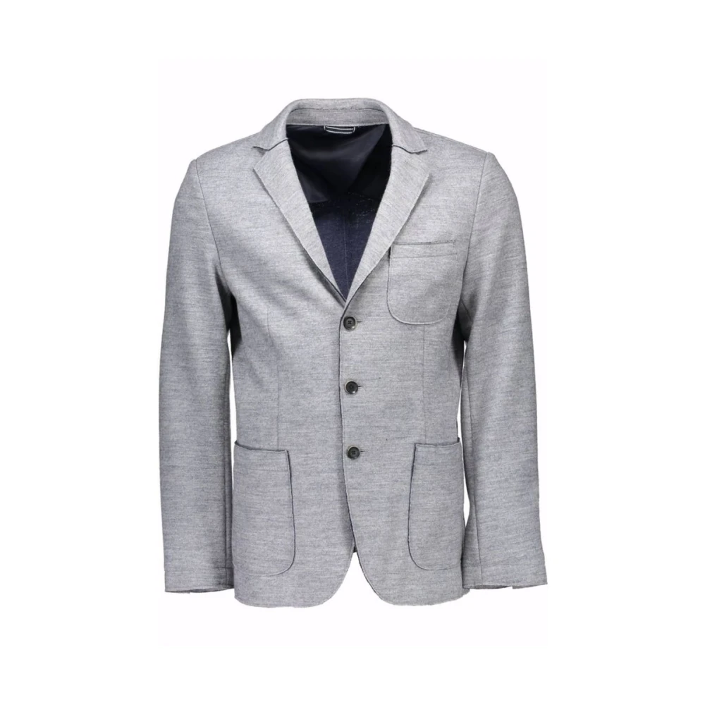 Gant - Jackets > Blazers - Gray - Gant - Modalova