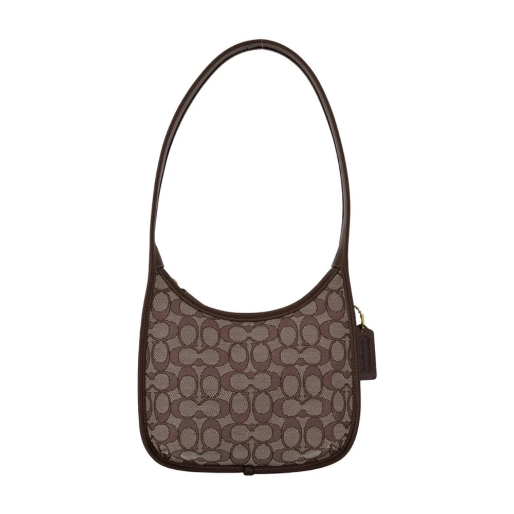 Coach Women's Brown Signature Shoulder Bag - Leather