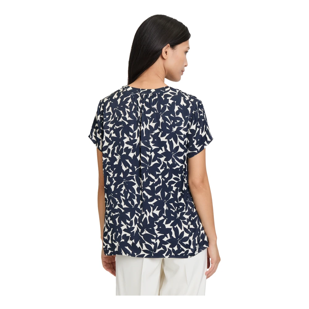 Betty Barclay Bloes top met knoopsluiting Blue Dames