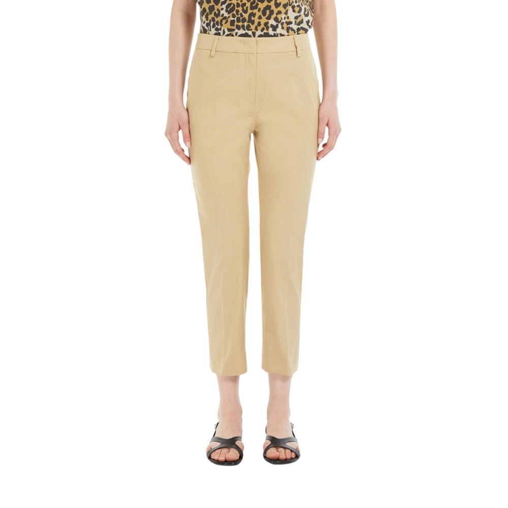 Max Mara Cecco Broek Beige Dames
