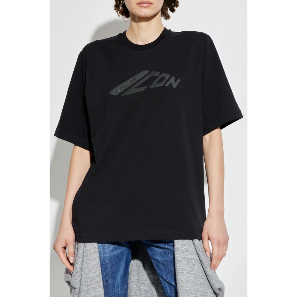 Dsquared2 Hoodie Black Dames