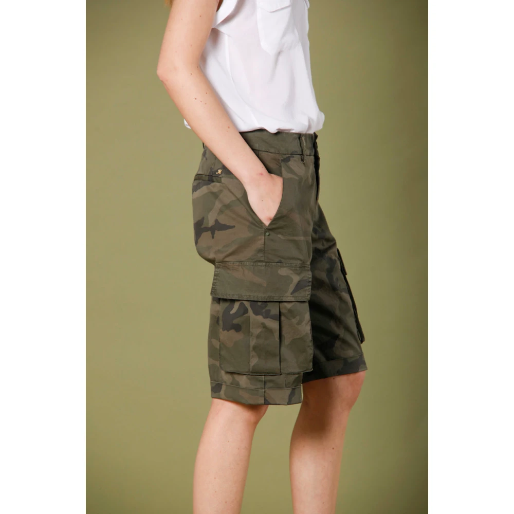 Mason's Casual Shorts Green Dames