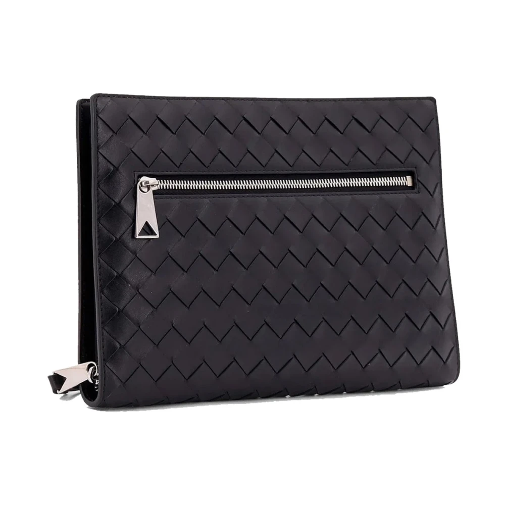 Bottega Veneta Zwarte Aktetas voor Mannen Black Heren