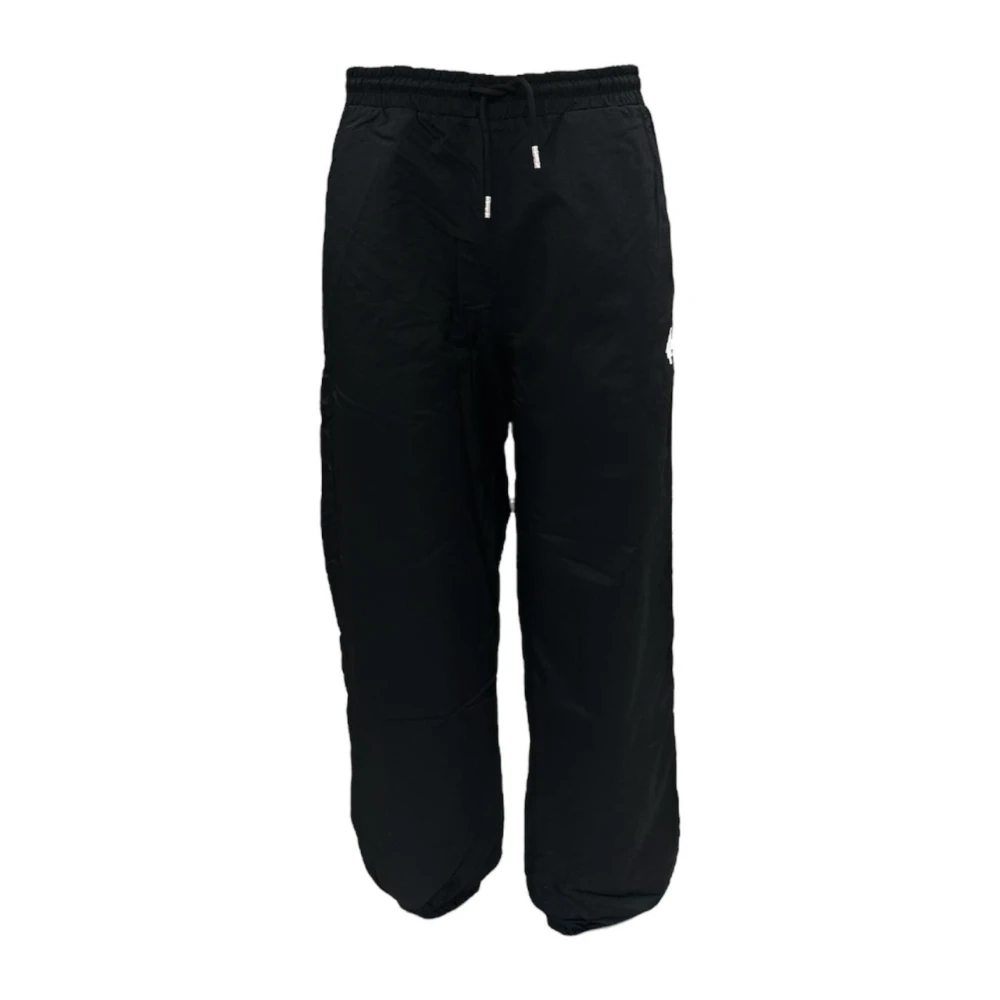 Marcelo Burlon Black Slim Fit Trousers - Male - Sweatpants - Xl - Trousers