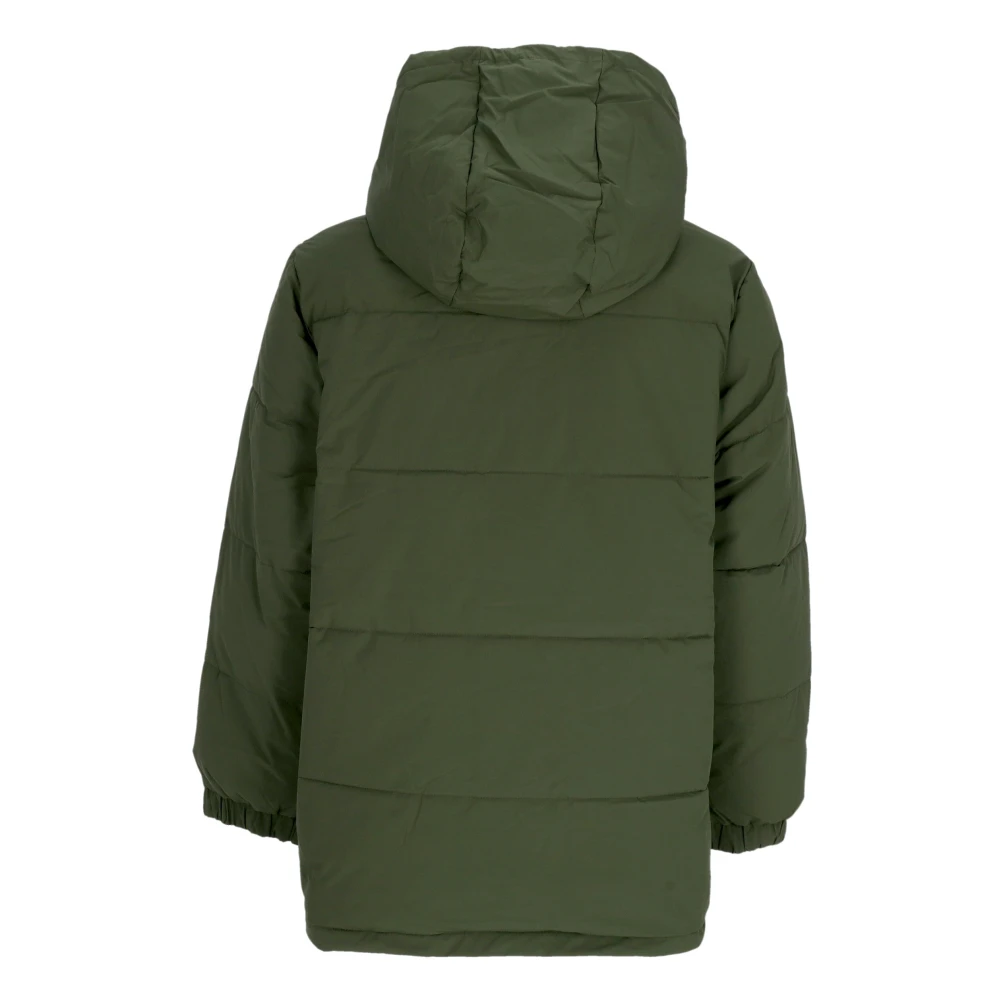 Obey Groene Puffer Donsjas met Hoge Kraag Green Heren